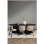 Matgrupp Bootcut med Velvet matstolar, 230 × 115 cm