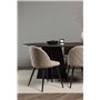 Matgrupp Bootcut med Velvet matstolar, 230 × 115 cm