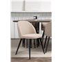 Matgrupp Stone med Velvet matstolar, 220 × 100 cm