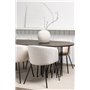Matgrupp Stone med Berit matstolar, 220 × 100 cm