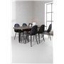 Matgrupp Stone med Polar matstolar, 220 × 100 cm