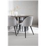 Matgrupp Stone med Velvet matstolar, 220 × 100 cm