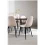 Matgrupp Stone med Polar matstolar, 220 × 100 cm