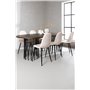 Matgrupp Stone med Polar matstolar, 220 × 100 cm