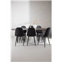 Matgrupp Stone med Polar matstolar, 220 × 100 cm
