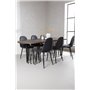 Matgrupp Stone med Polar matstolar, 220 × 100 cm