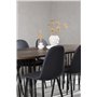 Matgrupp Stone med Polar matstolar, 220 × 100 cm