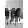 Matgrupp Stone med Polar matstolar, 220 × 100 cm