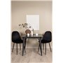 Matgrupp Tempe med Polar matstolar, 80 × 80 cm