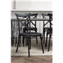 Matgrupp Stone med Crosett matstolar, 220 × 100 cm
