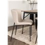 Matgrupp Tempe med Modesto matstolar, 140 × 80 cm