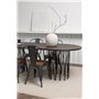 Matgrupp Stone med Tempe matstolar, 220 × 100 cm