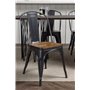 Matgrupp Stone med Tempe matstolar, 220 × 100 cm