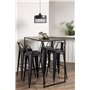 Matgrupp Brea med Tempe matstolar, 120 × 60 cm