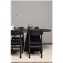 Matgrupp Bootcut med Montros matstolar, 230 × 115 cm