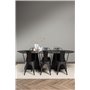 Matgrupp Bootcut med Tempe matstolar, 230 × 115 cm