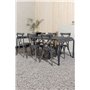 Matgrupp Borneo med Tablas matstolar, 200 × 100 cm