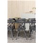 Matgrupp Borneo med Tablas matstolar, 200 × 100 cm