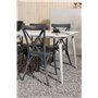 Matgrupp Lina med Tablas matstolar, 200 × 90 cm