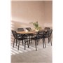 Matgrupp Holmbeck med Peking matstolar, 200 × 90 cm