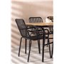Matgrupp Holmbeck med Peking matstolar, 200 × 90 cm