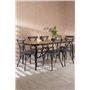 Matgrupp Holmbeck med Tablas matstolar, 200 × 90 cm