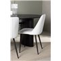 Matgrupp Isolde med Night matstolar, 180 × 90 cm