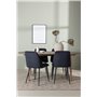 Matgrupp Andy med Night matstolar, 180 × 75 cm