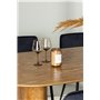 Matgrupp Isolde med Night matstolar, 180 × 90 cm