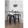 Matgrupp Rax med Tempe matstolar, 120 × 60 cm