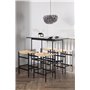 Matgrupp Rax med Polly matstolar, 120 × 60 cm