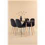 Matgrupp Danburi med Polar matstolar, 120 × 60 cm