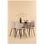 Matgrupp Danburi med Polar matstolar, 120 × 60 cm