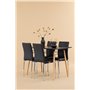 Matgrupp Danburi med Lily matstolar, 120 × 60 cm