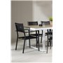 Matgrupp Merlo med Copacabana matstolar, 200 × 90 cm