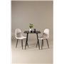 Matgrupp Polar med Polar matstolar, 75 × 75 cm
