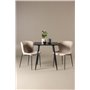 Matgrupp Polar med Modesto matstolar, 75 × 75 cm