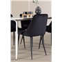 Matgrupp Silar med Night matstolar, 180 × 90 cm