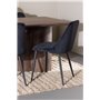 Matgrupp Olivia med Night matstolar, 210 × 100 cm