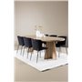 Matgrupp Bootcut med Modesto matstolar, 230 × 115 cm