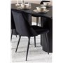 Matgrupp Olivia med Night matstolar, 210 × 100 cm