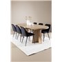 Matgrupp Bootcut med Night matstolar, 230 × 115 cm