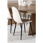 Matgrupp Bootcut med Polar matstolar, 230 × 115 cm