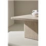 Soffbord Qvart, 80 × 80 cm, Beige