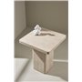 Soffbord Qvart, 50 × 50 cm, Beige