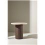 Runt soffbord Megg, Ø50 cm, Beige