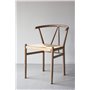Matstol Alfons, Beige/Brun