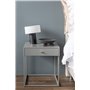 Sidobord Bakal, 43 × 41 cm, Light Grey