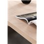 Soffbord Bassholmen, 140 × 80 cm, Vitlaserad