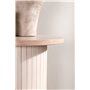 Runt sidobord Bianca Bord, Ø40 cm, Vitlaserad